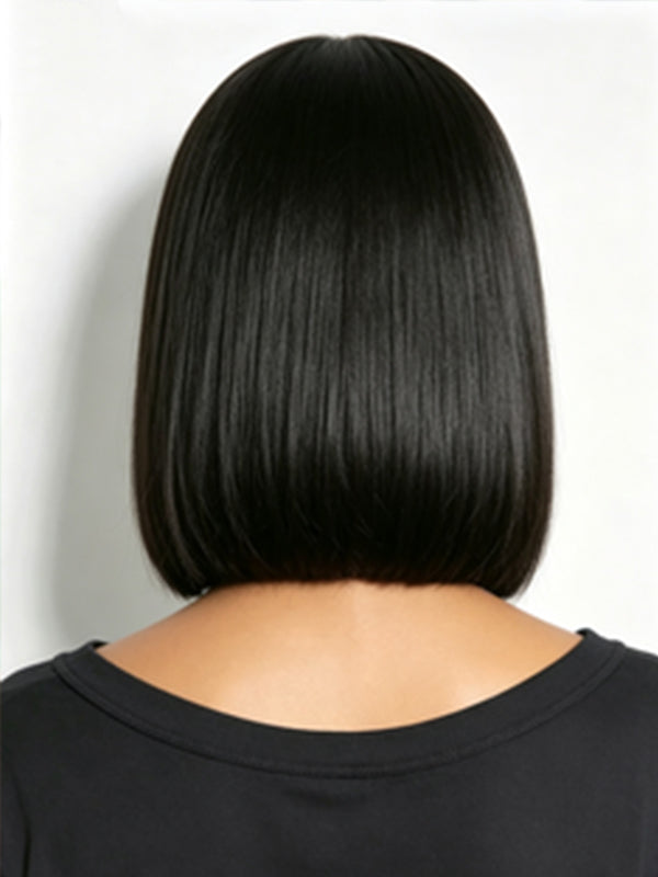 5×5 Glueless Straight Bob Wig – Double Drawn