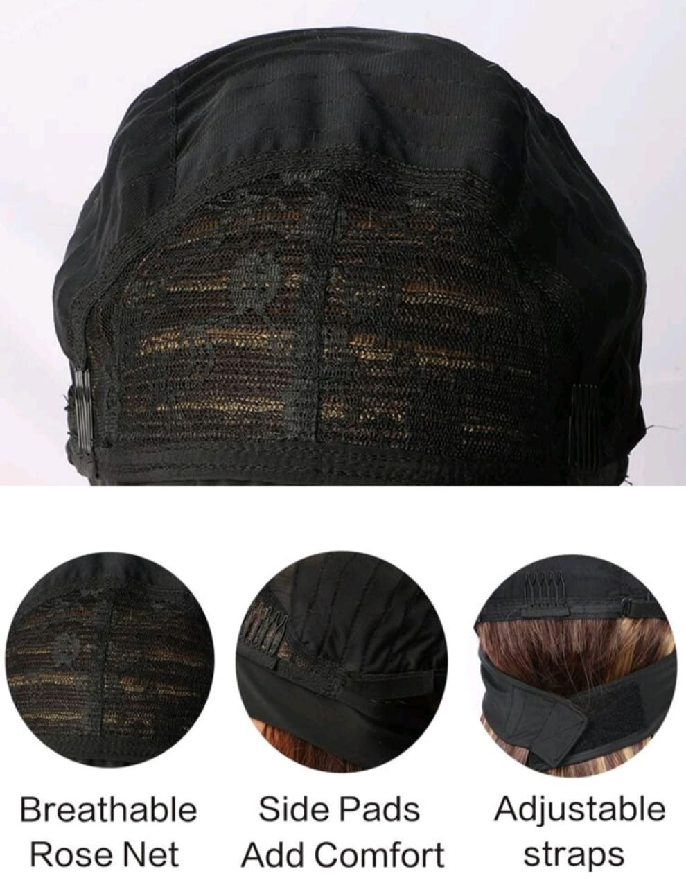 30" Ombré Honey Brown Headband Wig – Long Wavy
