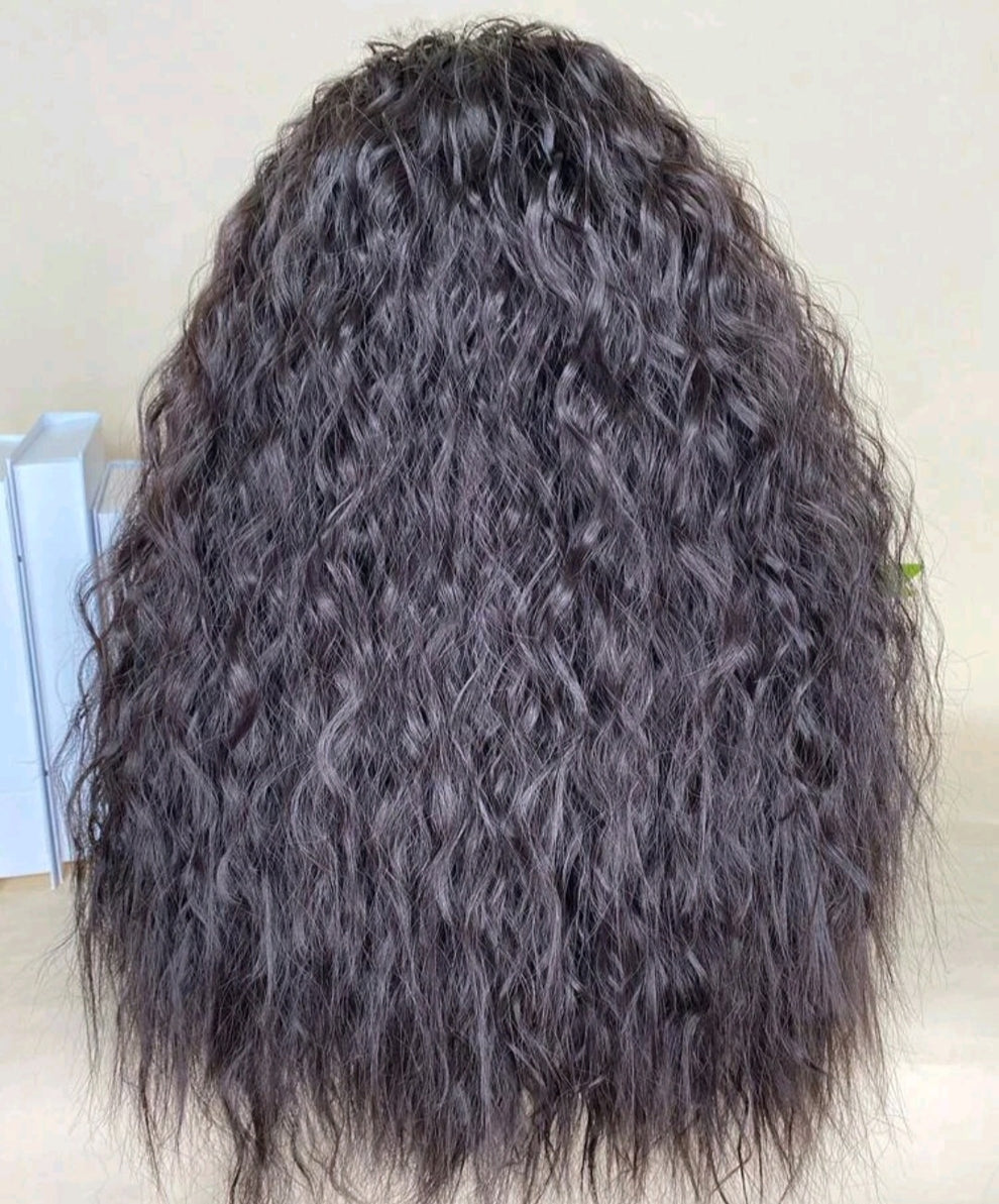 20" Water Wave Headband Wig – Human Blend
