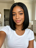 5×5 Glueless Straight Bob Wig – Double Drawn