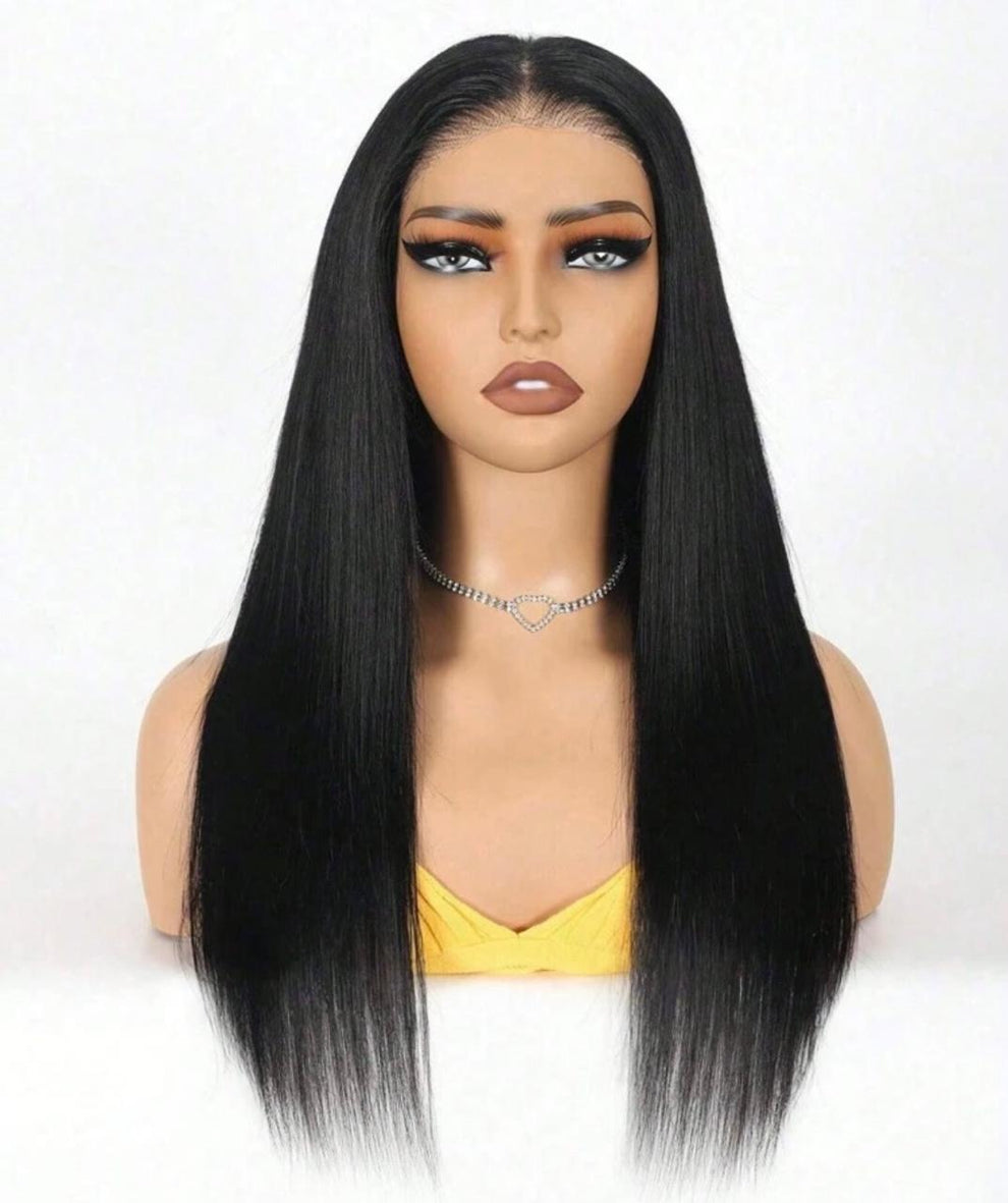 Gloria 24” Straight Wig – Human Blend