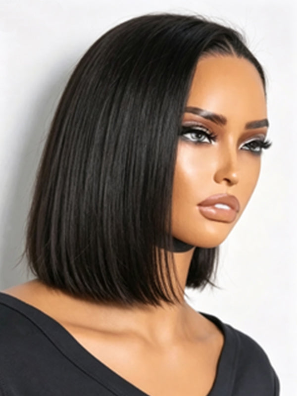 5×5 Glueless Straight Bob Wig – Double Drawn