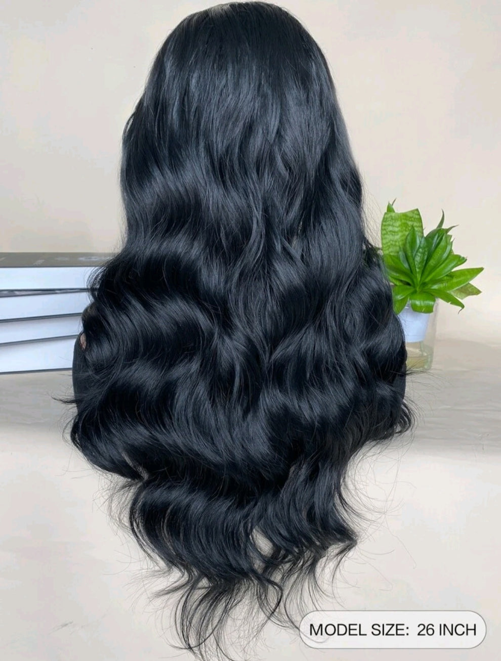 26” Wavy Headband Wig – Heat Resistant