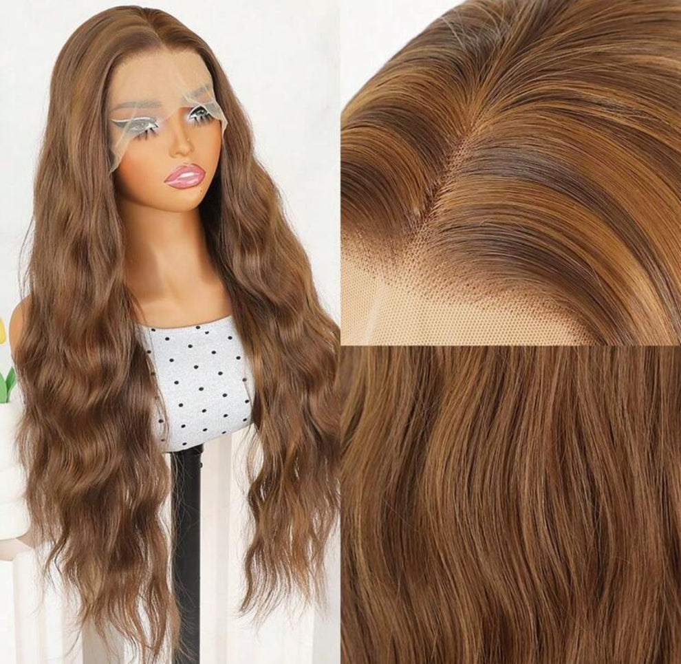 26" Bella Two-Tone Wavy Lace Front Wig