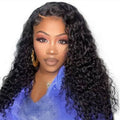 22" Brazilian Water Wave Glueless 13×4 Frontal Wig