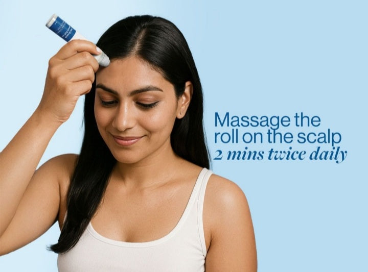 Hair growth serum roll-on with rosemary+resedensyl+Argan oil-25ml