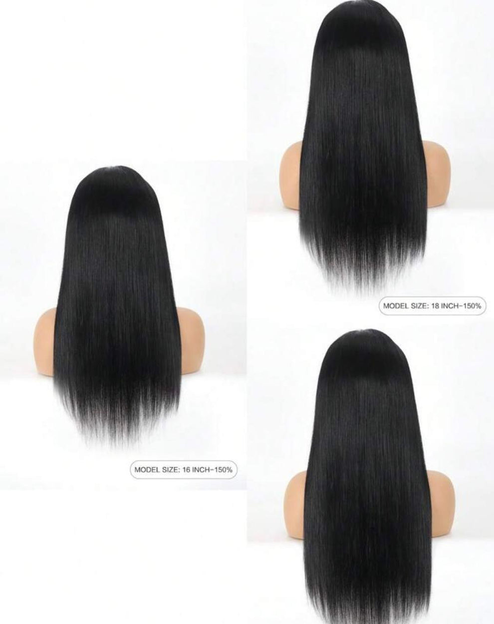 Gloria 24” Straight Wig – Human Blend